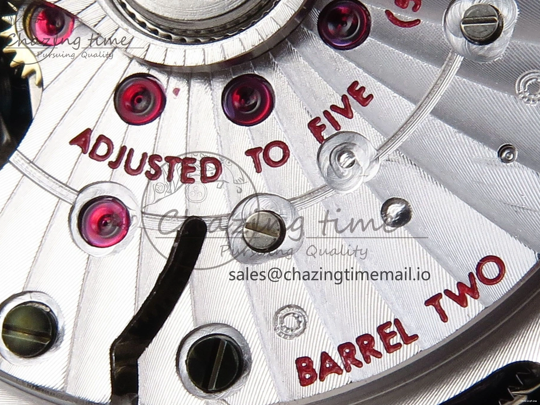 0131 Seamaster 300m Chrono SS RG OMF 1:1 Best Edition Blue Dial on SS RG Bracelet A Timeless 7686